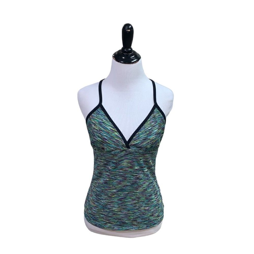 Athleta Women's M Medium Athletic Tank Top Racerback Adjustable Straps Stretchy